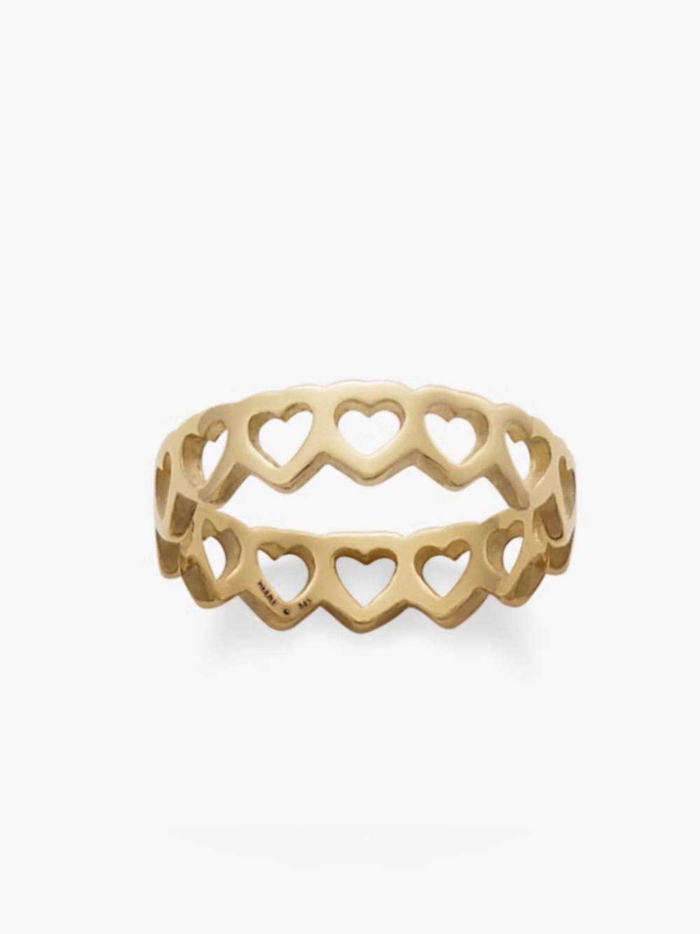 James Avery Tiny Hearts Ring Gold